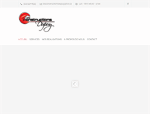 Tablet Screenshot of lesconstructionsdupuy.com
